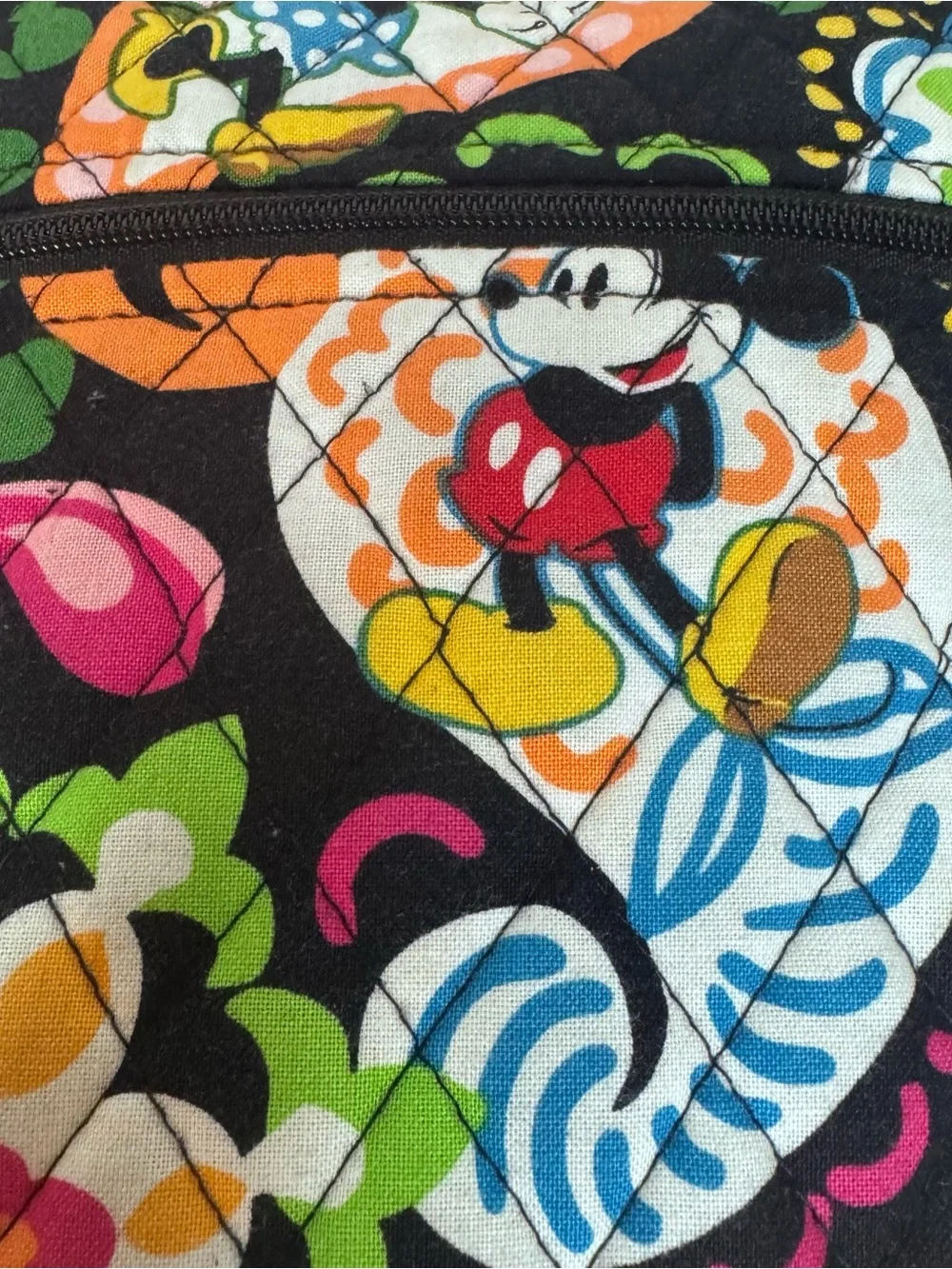 Vera Bradley Mickey & Minnie Mouse Disney Parks Midnight Hipster Crossbody Bag